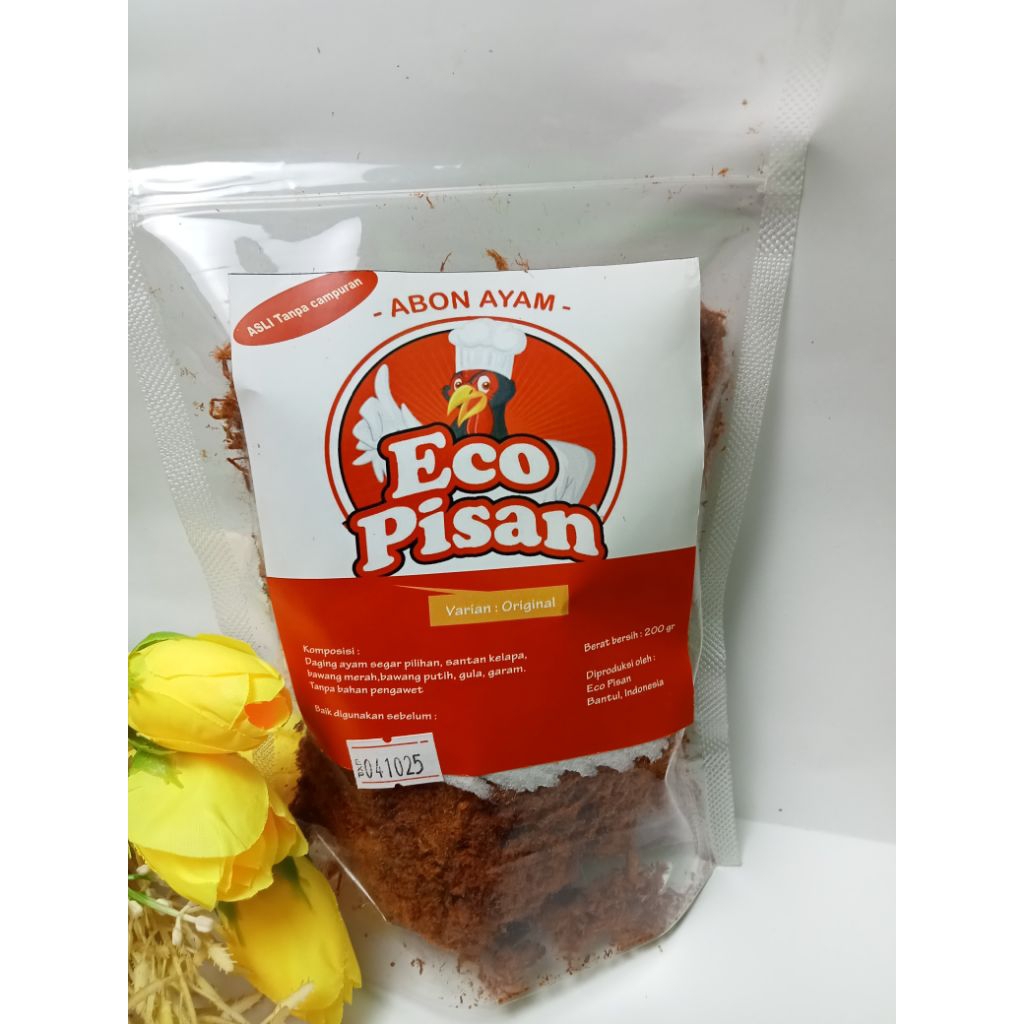 

abon ayam Eco pisan 200 gr