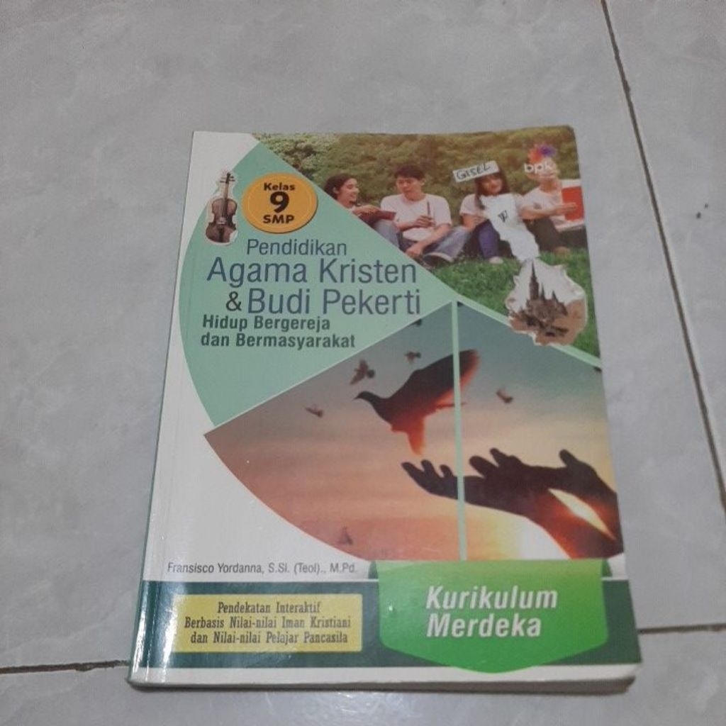 Buku Cetak Agama Kristen dan Budi Pekerti kelas 9 Penerbit BPK Gunung Mulia KM