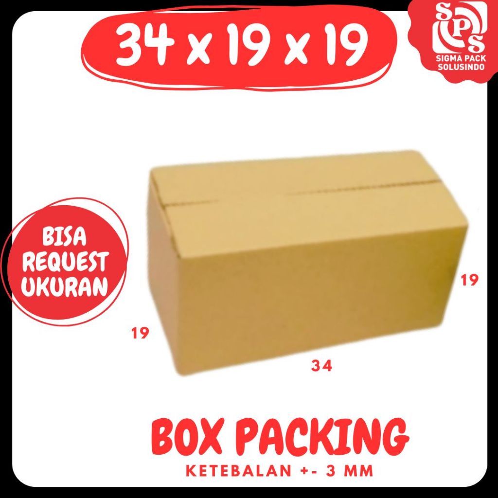

Kardus 34x19x19 A1 Packing Karton Kotak Kemasan Olshop Dus Souvenir Botol Jamu Madu Zigma Pack