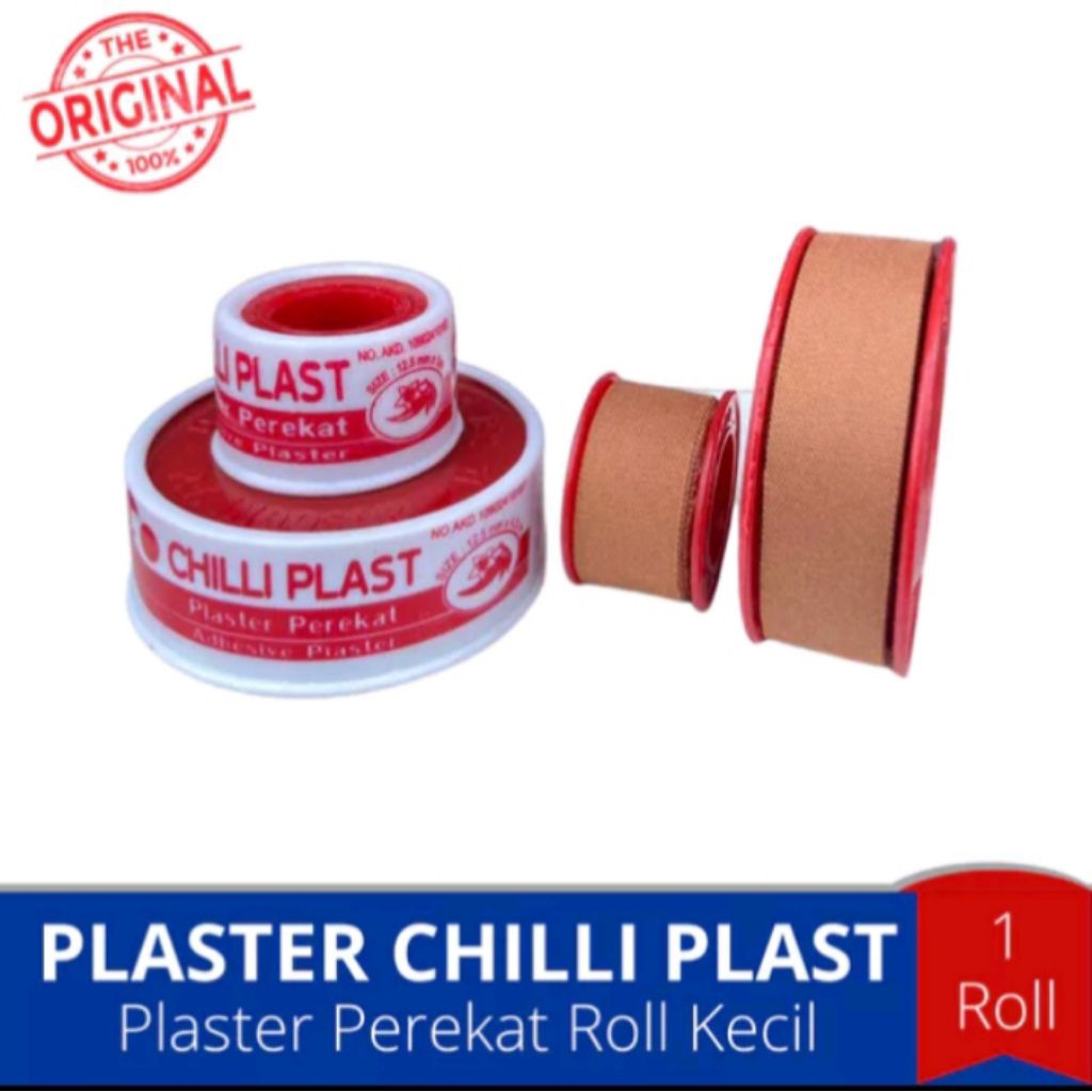 CHILLI PLAST PLESTER LUKA/Plester perekat luka/Plester Roll Kecil