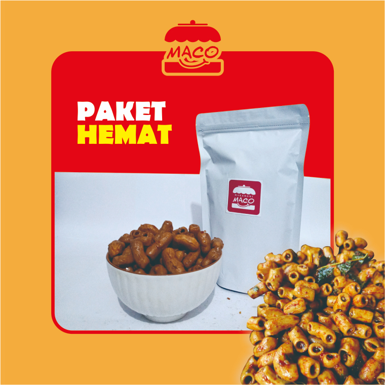 

Makaroni MACO Paket HEMAT Pedas Manis Nagih