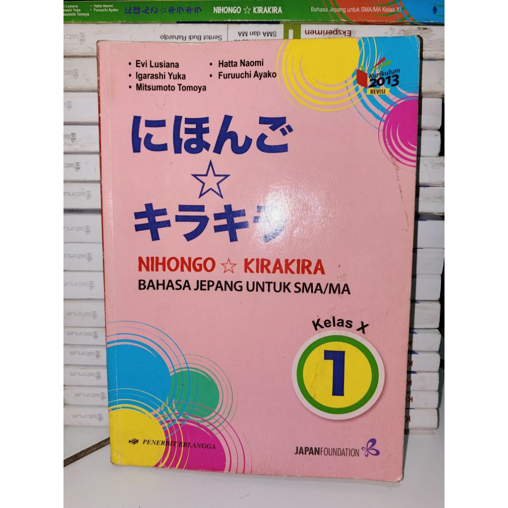 Buku Bahasa Jepang SMA/MA kelas 10,11 kurikulum 2013