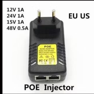 Poe Adaptor 48V - 0,5A/Adaptor POE 48v - 0,5 Ampere Adaptor