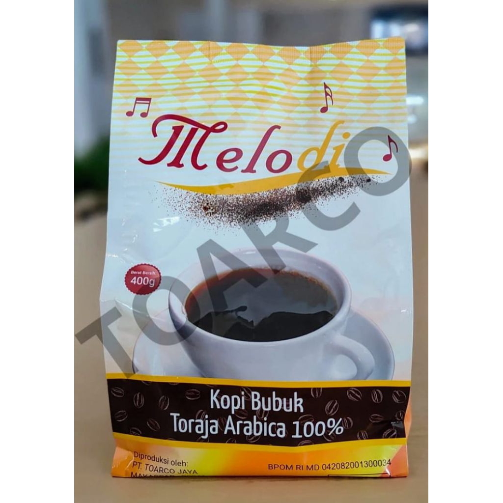 

KOPI TOARCO MELODI ARABICA 100% ASLI 400gr