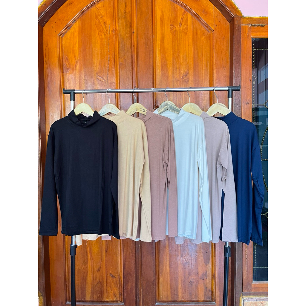 MANSET TURTLE NECK I MANSET WANITA BAHAN ADEM DAN LEMBUT