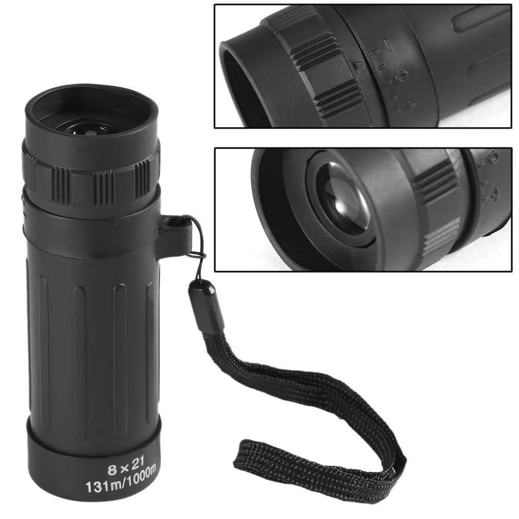 Compact Hunting Monocular Telescope 8 x 21 Zoom
