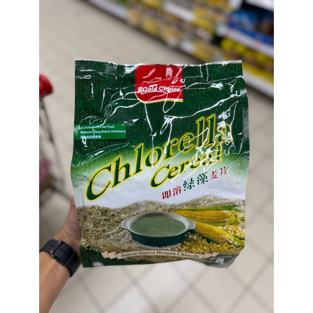 

gold choice nutra black sesame cereal / chorella cereal / spirulina cereal / spirulina cereal no sugar added