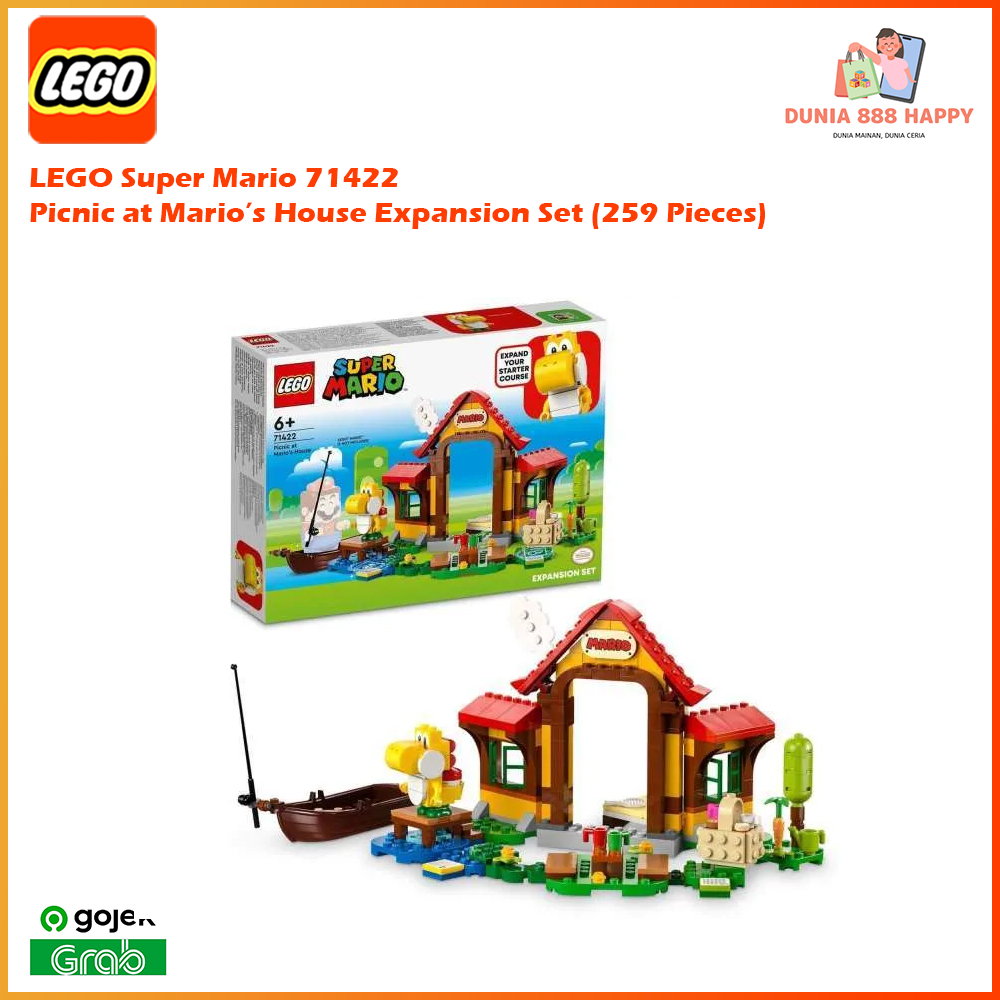 LEGO Super Mario 71422 Picnic at Mario’s House Expansion Set (259 Pieces) / LEGO Super Mario
