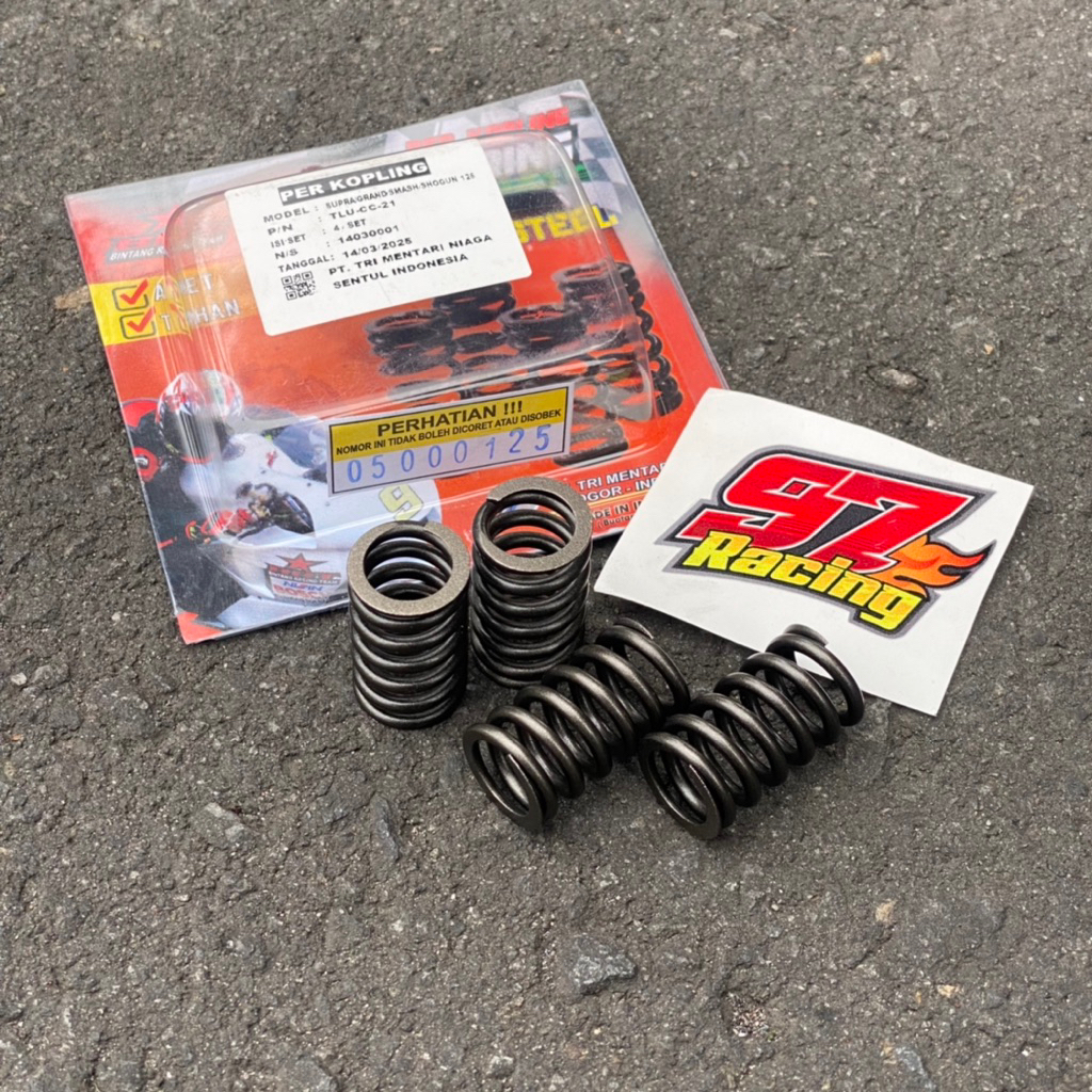 per kopling smash grand supra shogun 125 brt racing