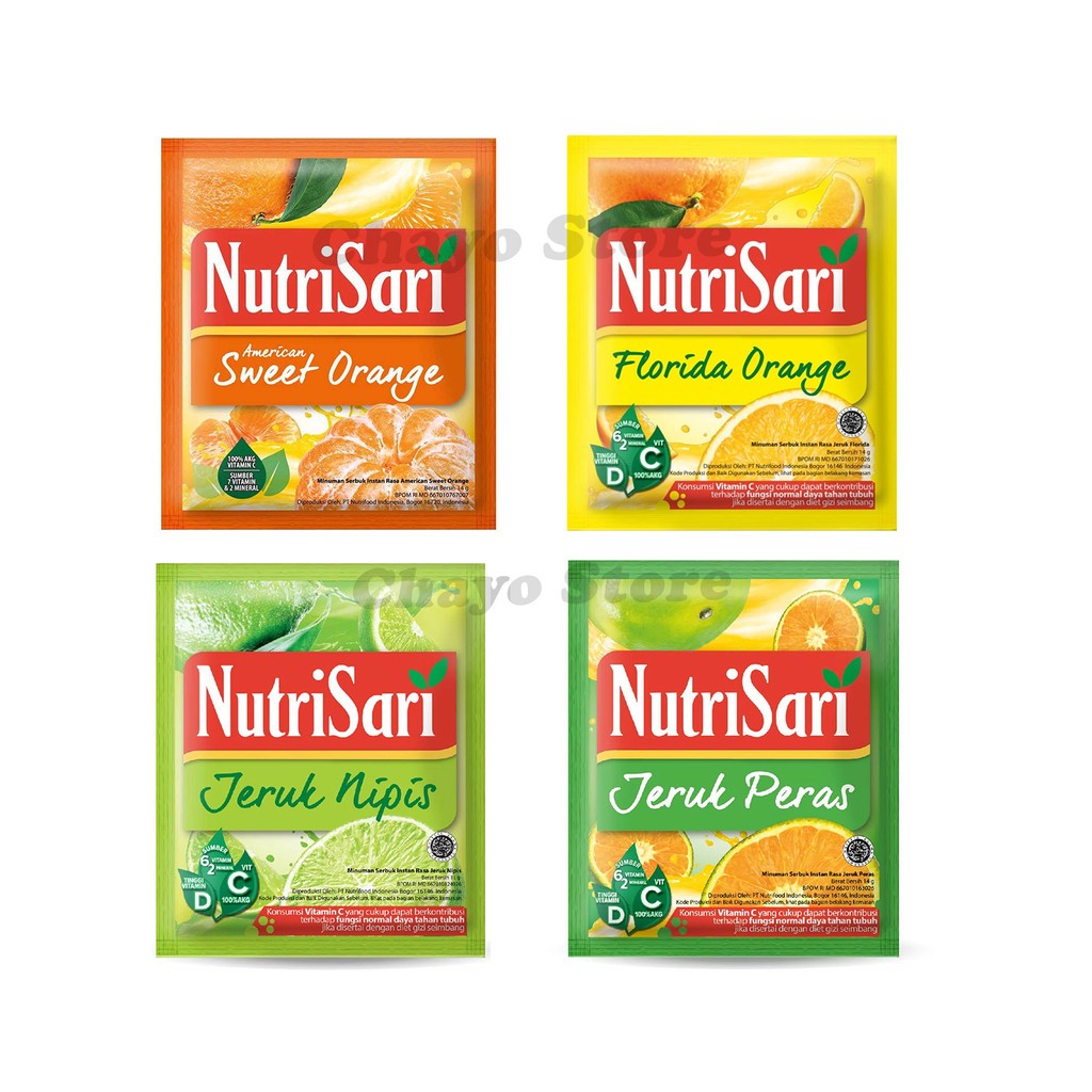 

NUTRISARI Minuman Serbuk Seduh 1 Renceng 10 Sachet
