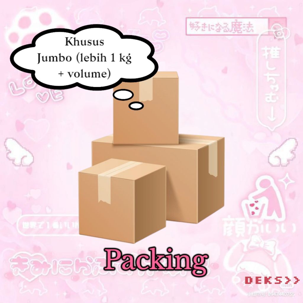 

CO packing barang jumbo+dimensi (Packing only)