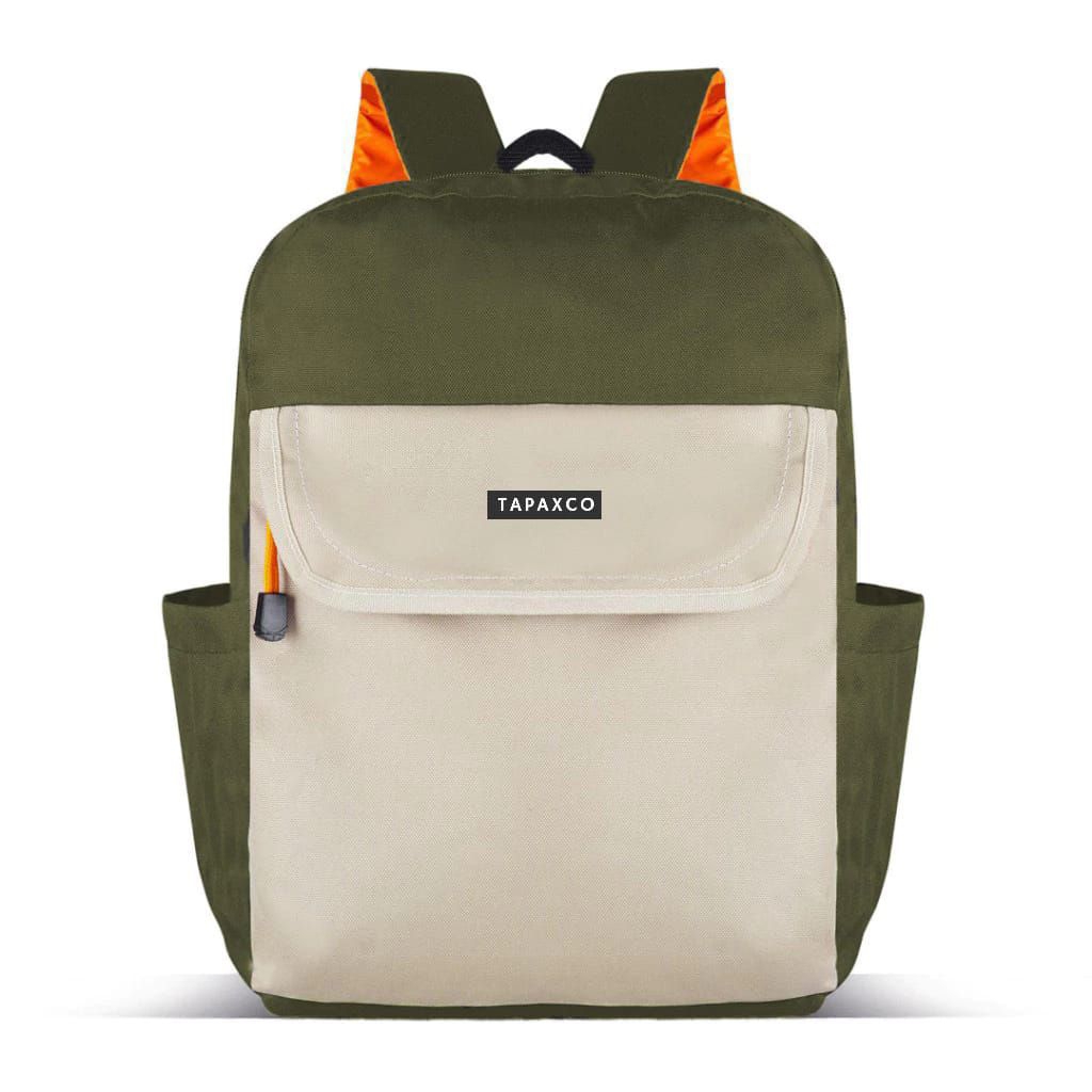 Tas Ransel Sekolah/Daypack Pria Wanita Dixon Hijau Cream