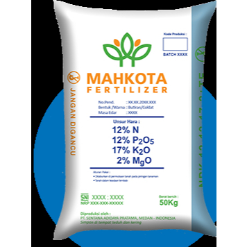 Pupuk Mahkota NPK 12-12-17-2 + TE Repack 1 Kg
