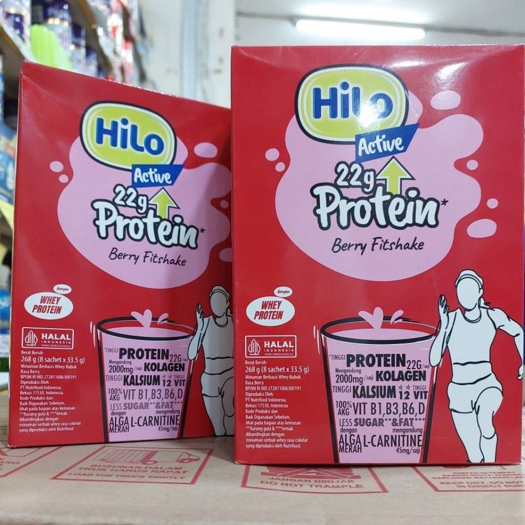 

HILO ACTIVE 22G PROTEIN BERRY FITSHAKE 268G