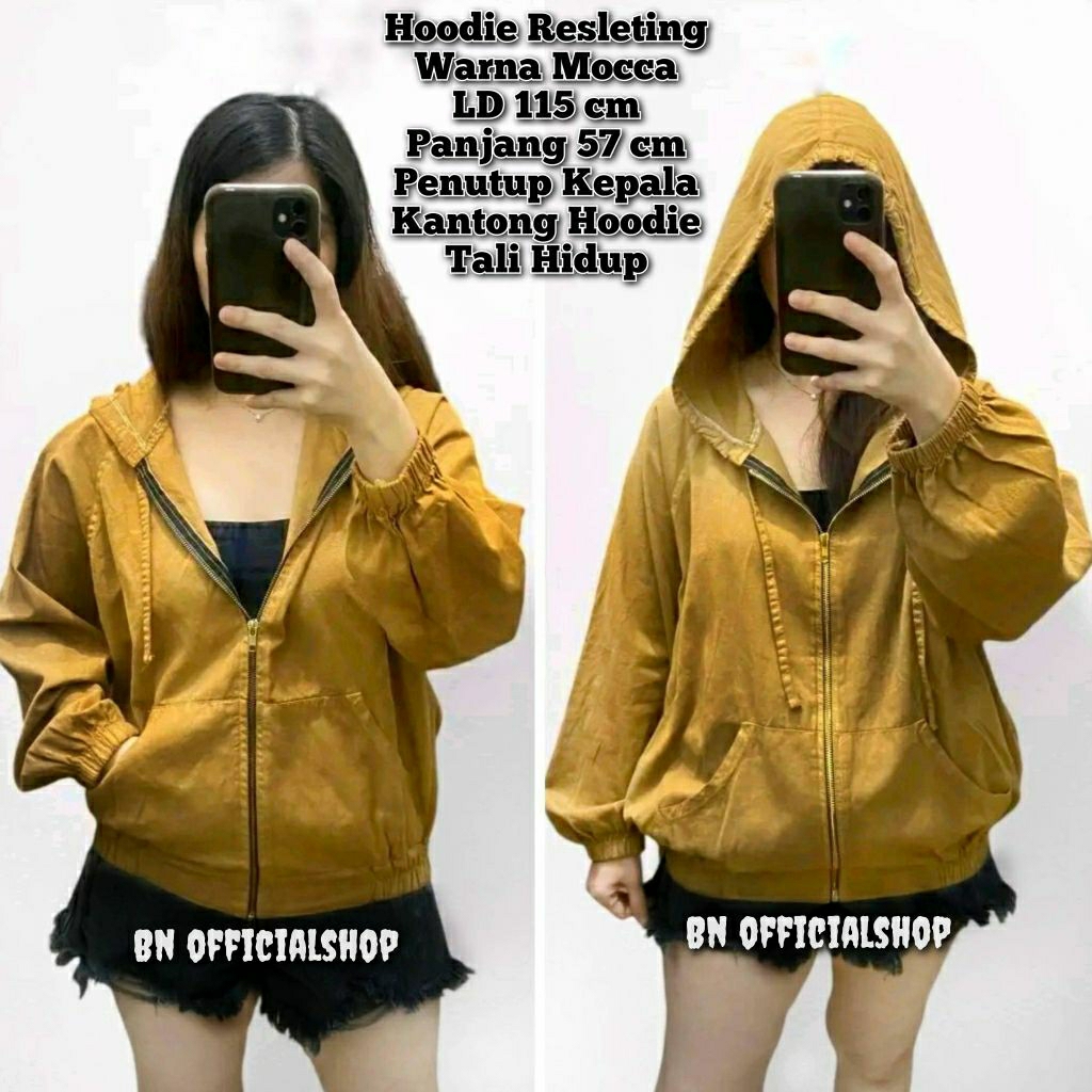 JAKET HOODIE ZIPPER JAKET WANITA RESLETING JEANS HOODIE WANITA JAKET ZIPPER JEANS JAKET JUMBO HODDIE