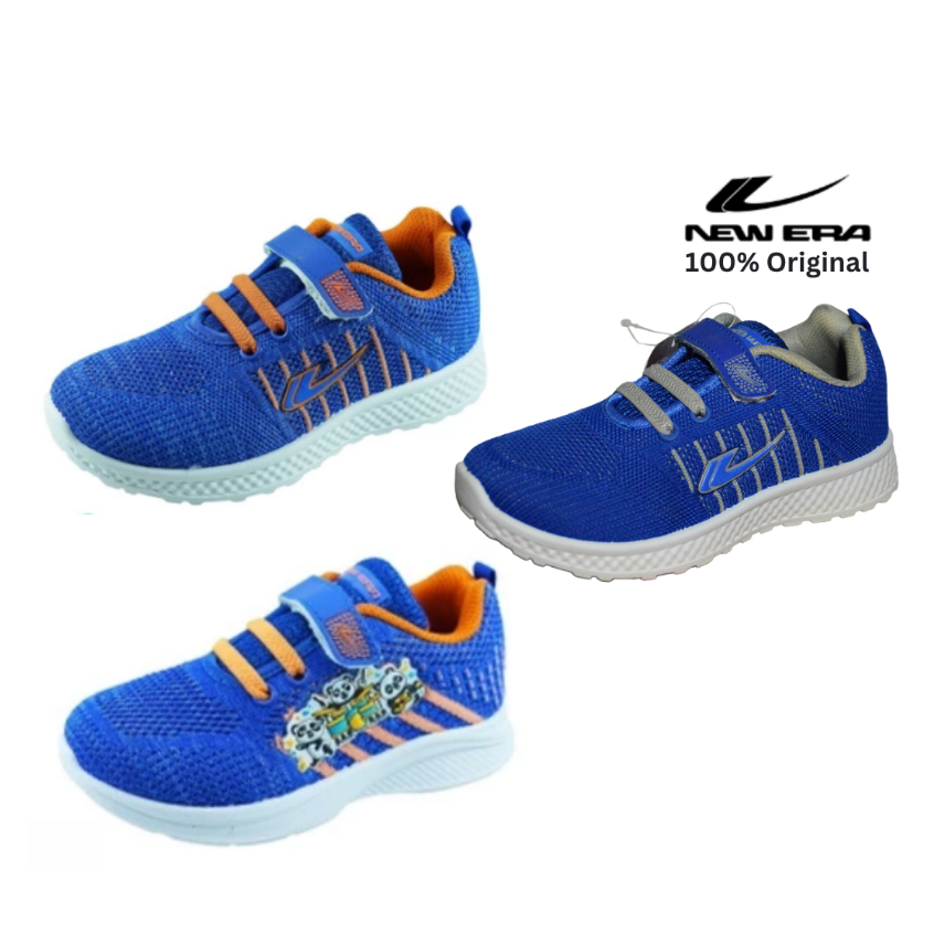 Sepatu Anak Terbaru Laki Laki Perempuan Biru - NEW ERA - Ringan dan Awet - Original 100% - Promo Bac