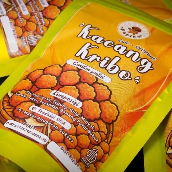 

PAPIKO: Kacang Kribo 70gr - Snack Kacang Renyah Gurih - Camilan Praktis Untuk Perjalanan