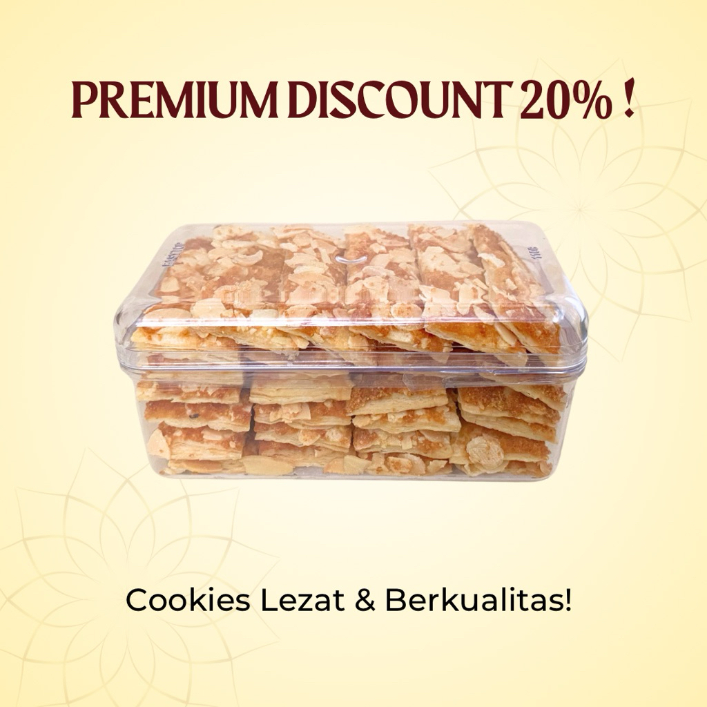 

ISTANA KUE KERING SAVORY & SWEET ALMOND CRISPY | Kue Pastry Renyah, Manis Palm dan Gurih Keju Nikmat