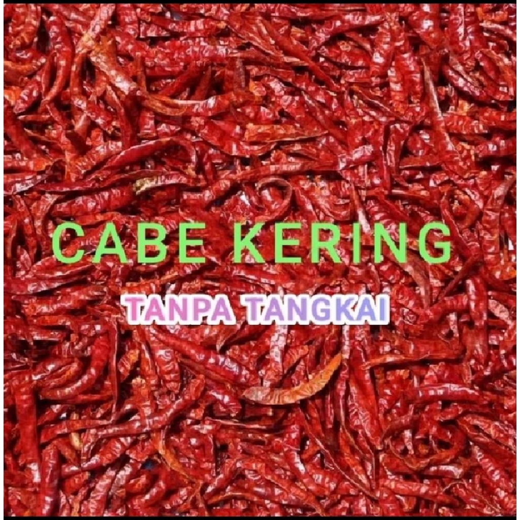 

Cabe kering tanpa tangkai 500gram