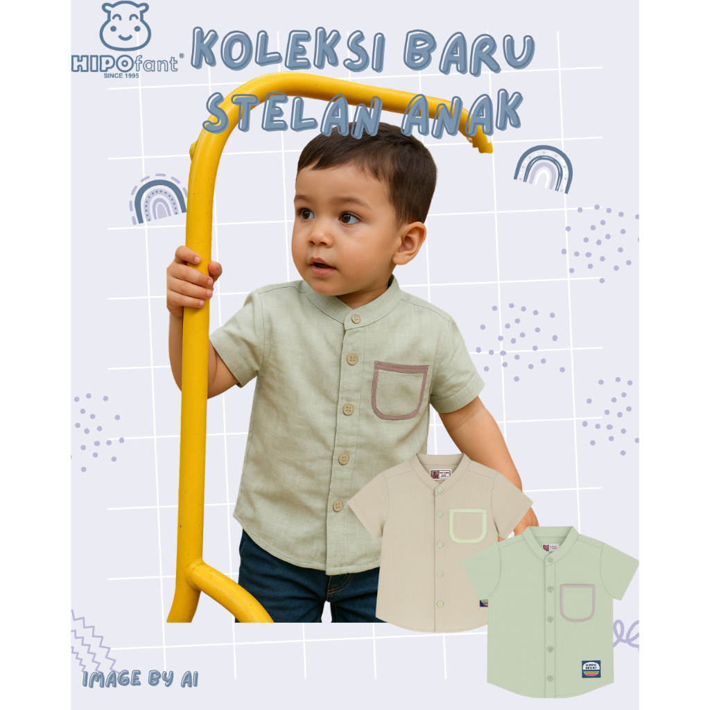 HIPOfant Rami 845 kemeja koko katunramislub 4size