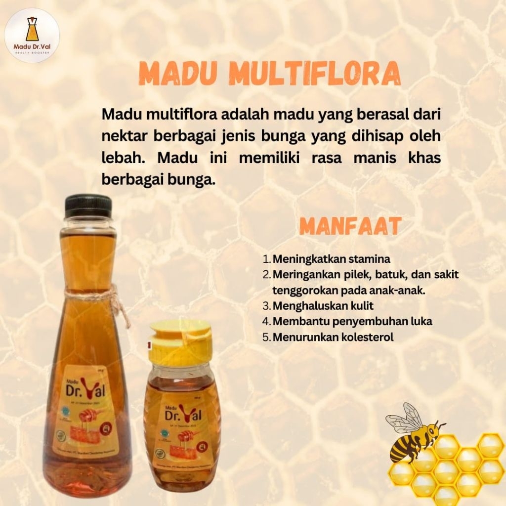 

Madu Multiflora ukuran 125g BUY 1 GET 1