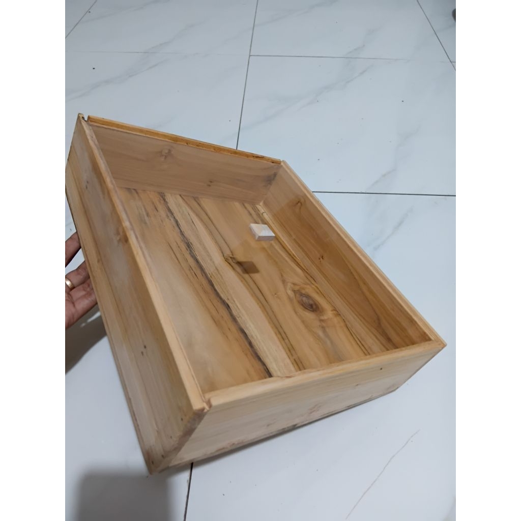 box 35x30/box donat/kayu jati/box kayu