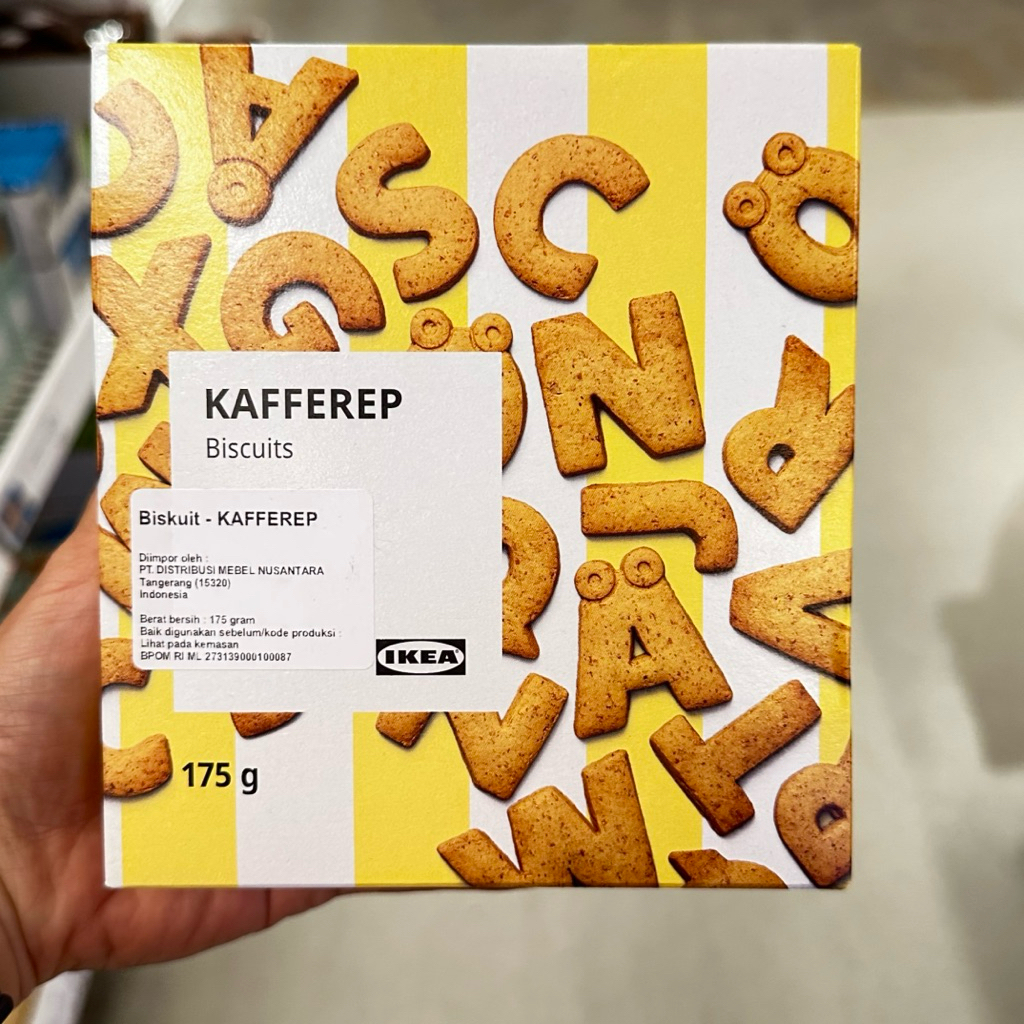 

Biskuit Bentuk Huruf Biscuits Letter-shaped 175 gram Kafferep
