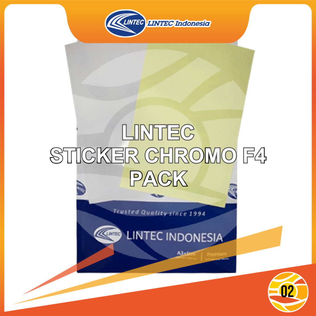 

Lintec Sticker Chromo Stiker kromo/bontak Eco Glossy F4 / Folio - Pack/Repack