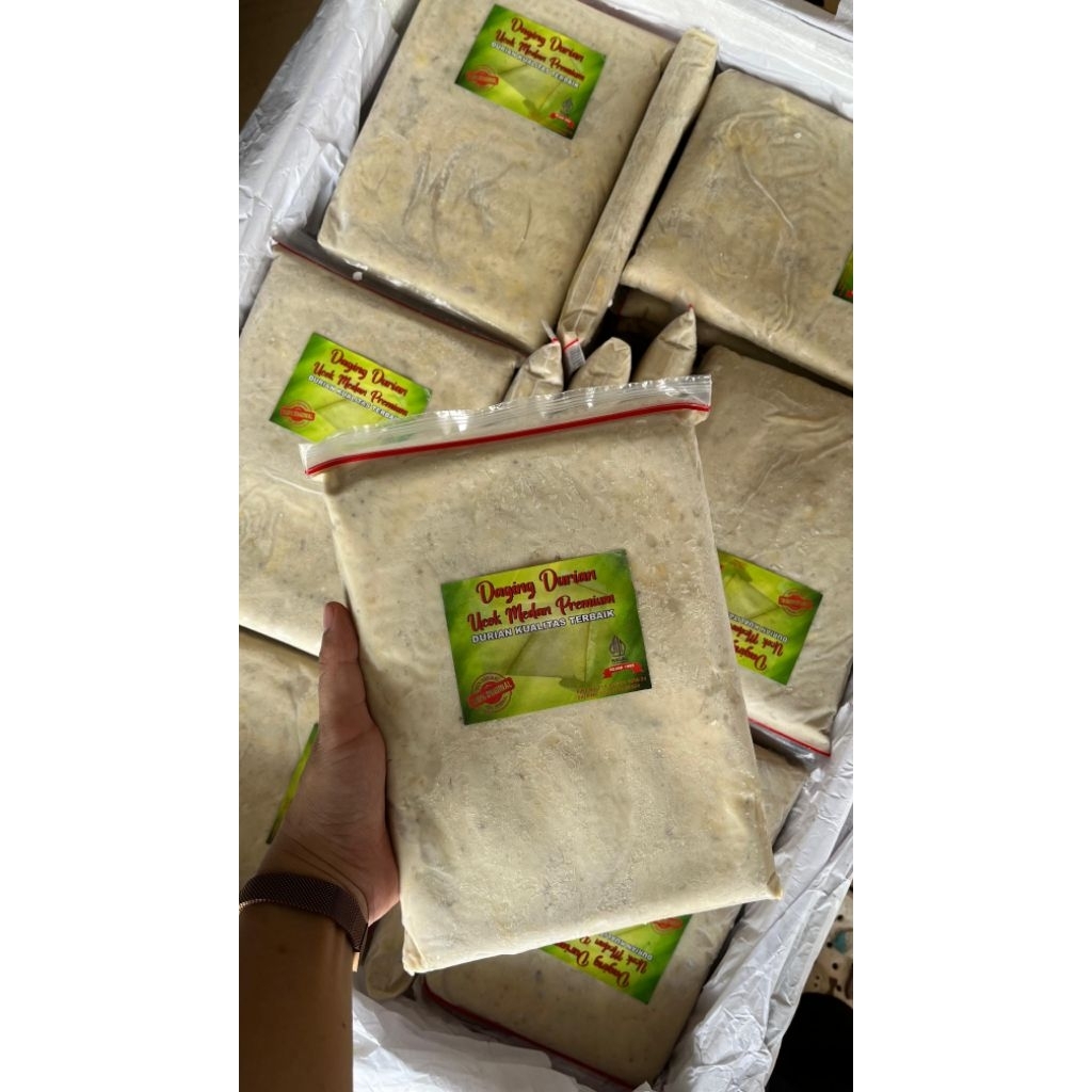 

NEW!! TERLARIS!!! Daging Durian Ucok Premium 100% No.1 Grade A (harga di homestore beda)