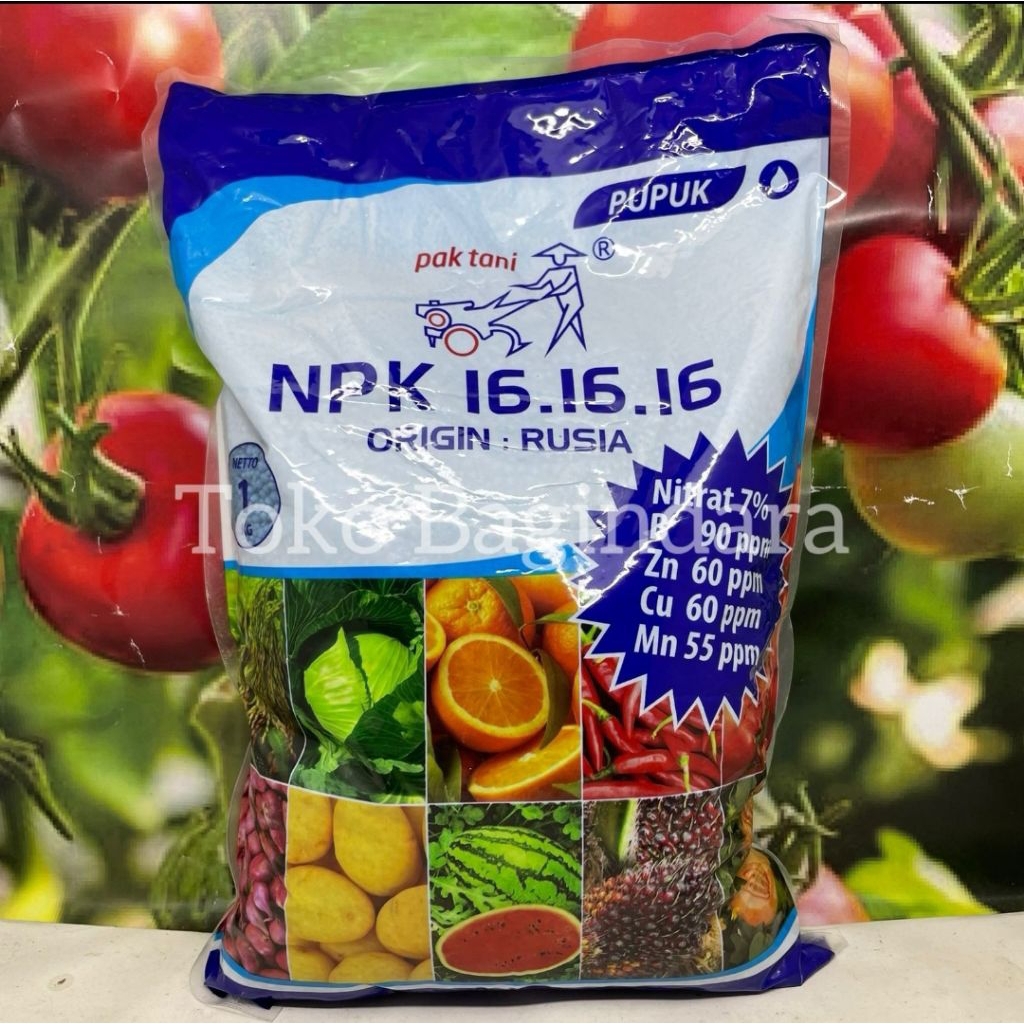 Pupuk NPK Pak Tani 1KG Original Kemasan Pabrik