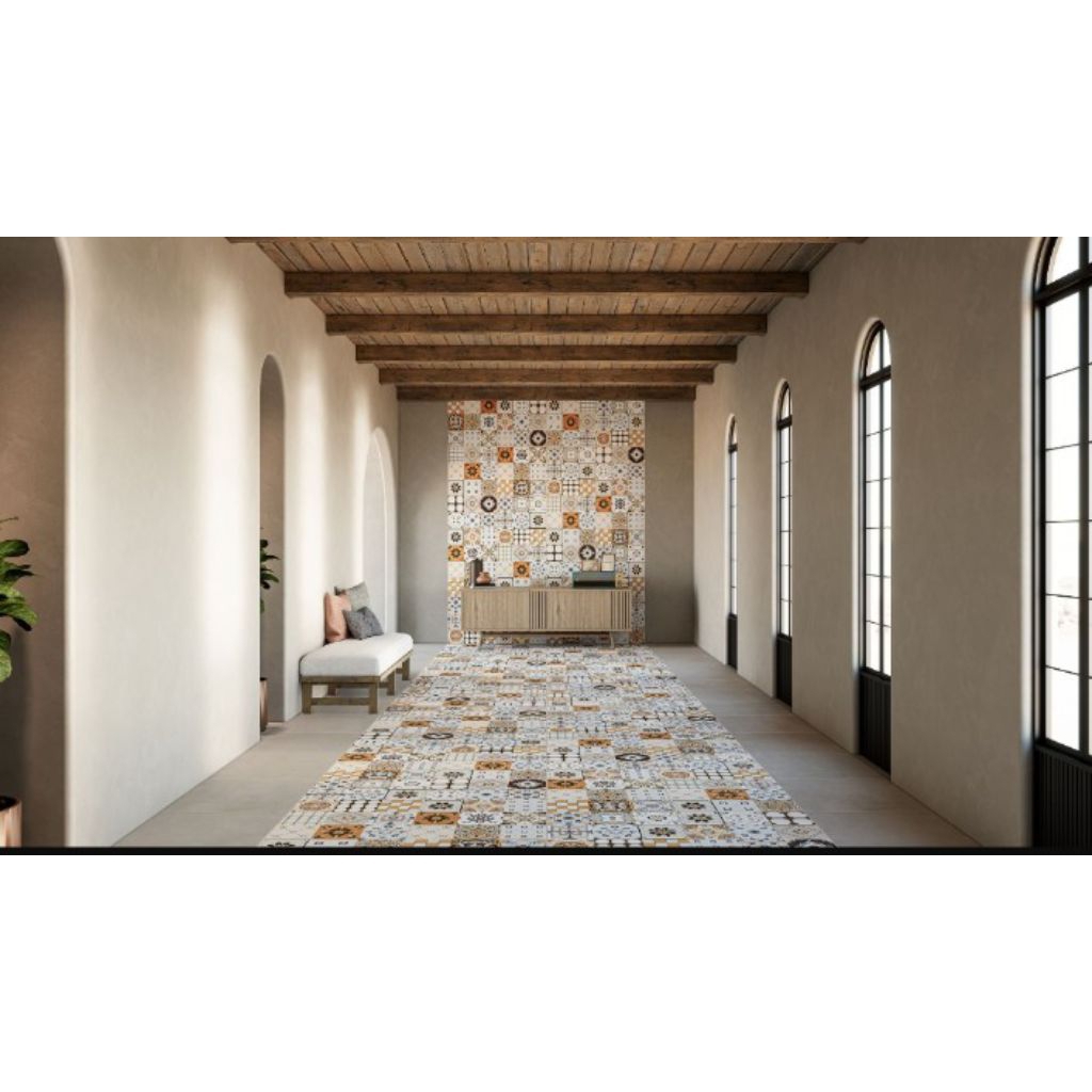 Roman Granit 60x60 Lantai Vintage DUBEDA ORNAMENT