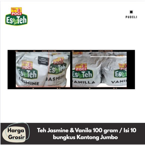 

Teh Jasmine & Vanila 100 gram / Isi 10 bungkus Kantong Jumbo