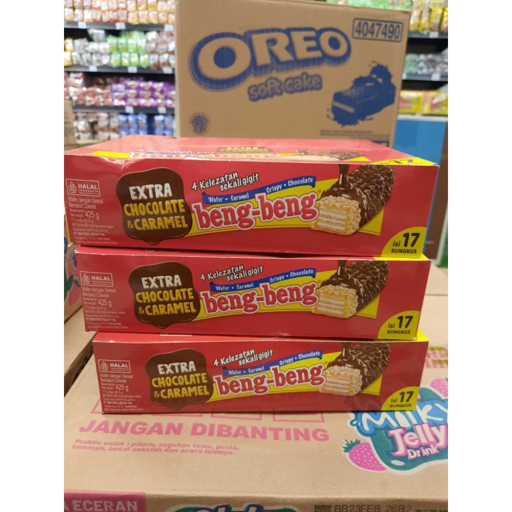 

(17x25g) Beng-beng Extra cokelat & caramel