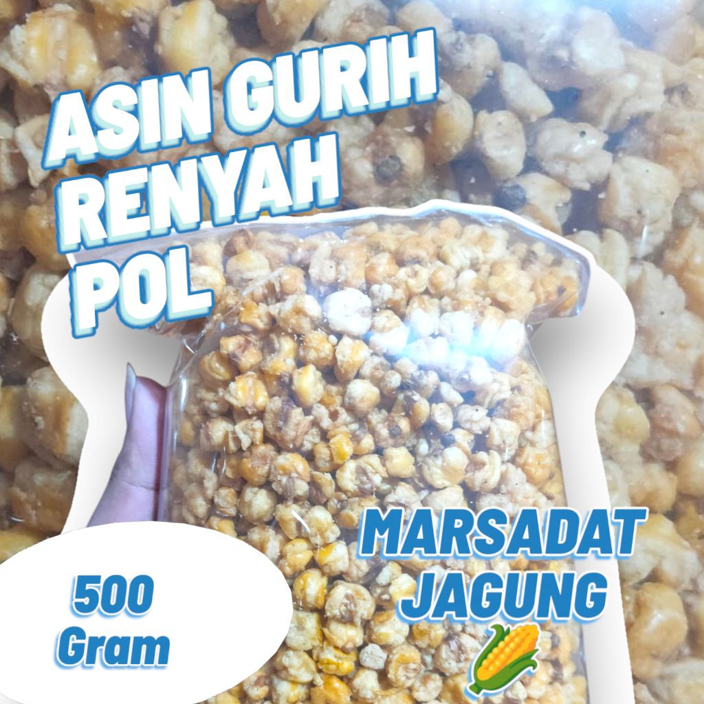 

Marsadat Jagung Goreng Renyah Gurih Asin Berkualitas Kemasan 500 Gram