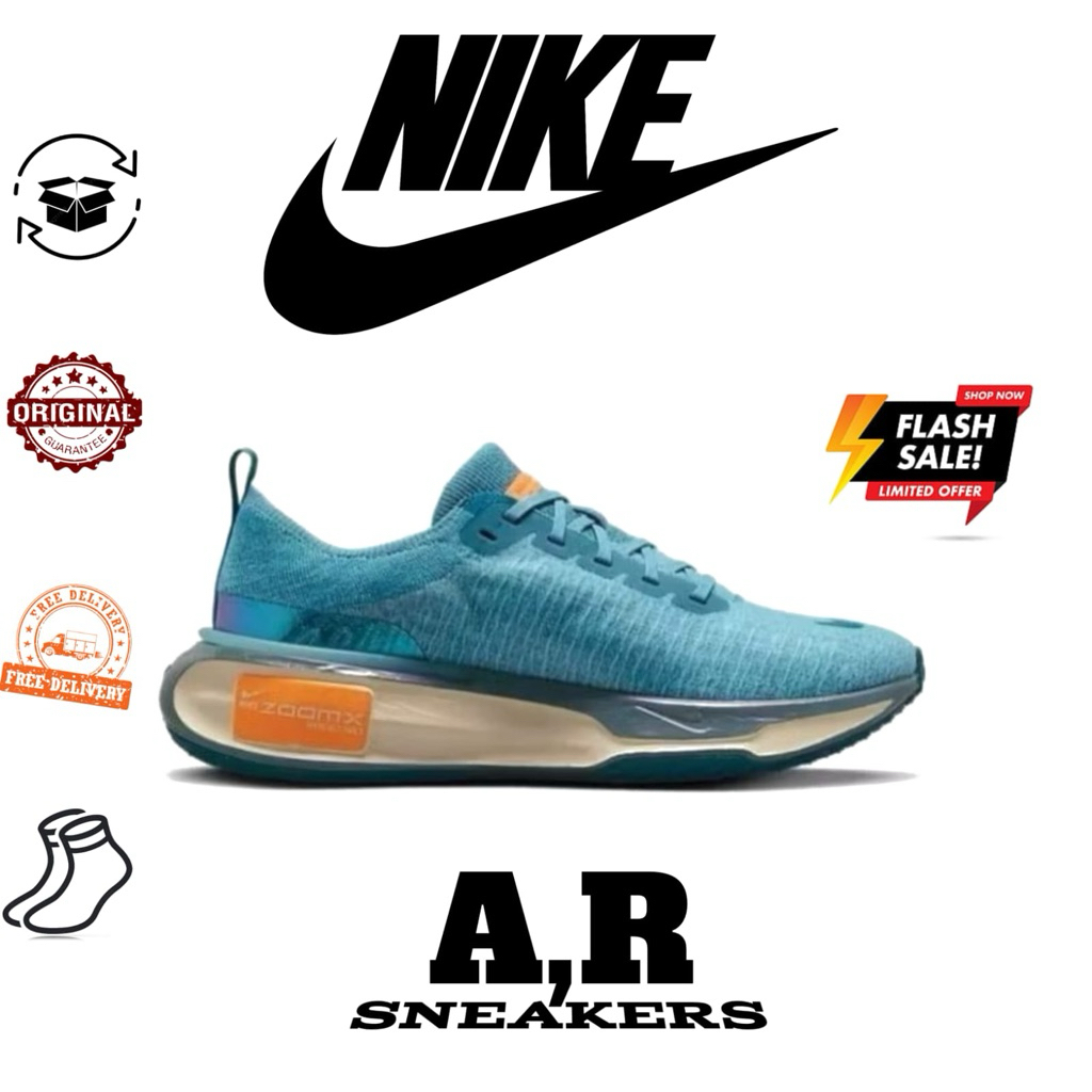 Nike Zoomx Invincible Run Flyknit 3 Blue Cream