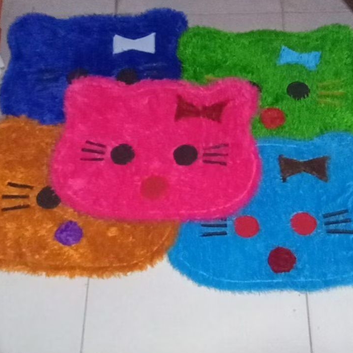 keset kaki karakter bulu rasfur Kurnia sindo anti selip anti rontok