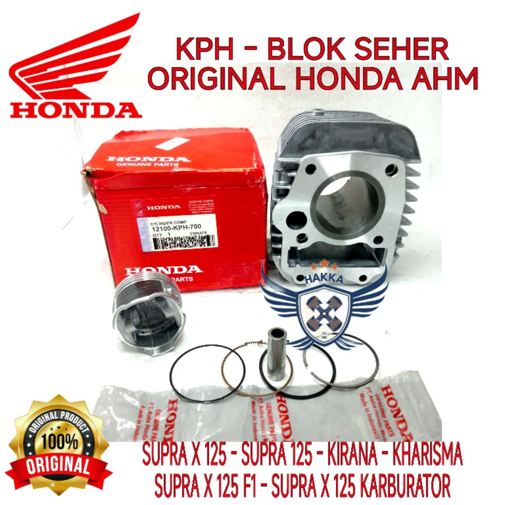 KPH ORIGINAL BLOK SEHER HONDA SUPRA X 125, BLOK SEHER HONDA SUPRA 125, BLOK SEHER HONDA KIRANA, BLOK