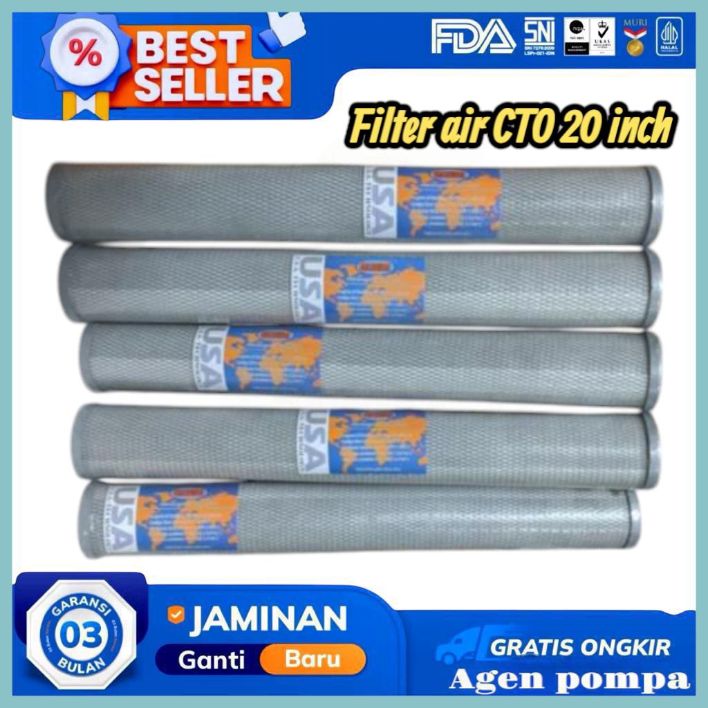 Filter air CTO 20inch Carbon block part CTO 20 inch USA