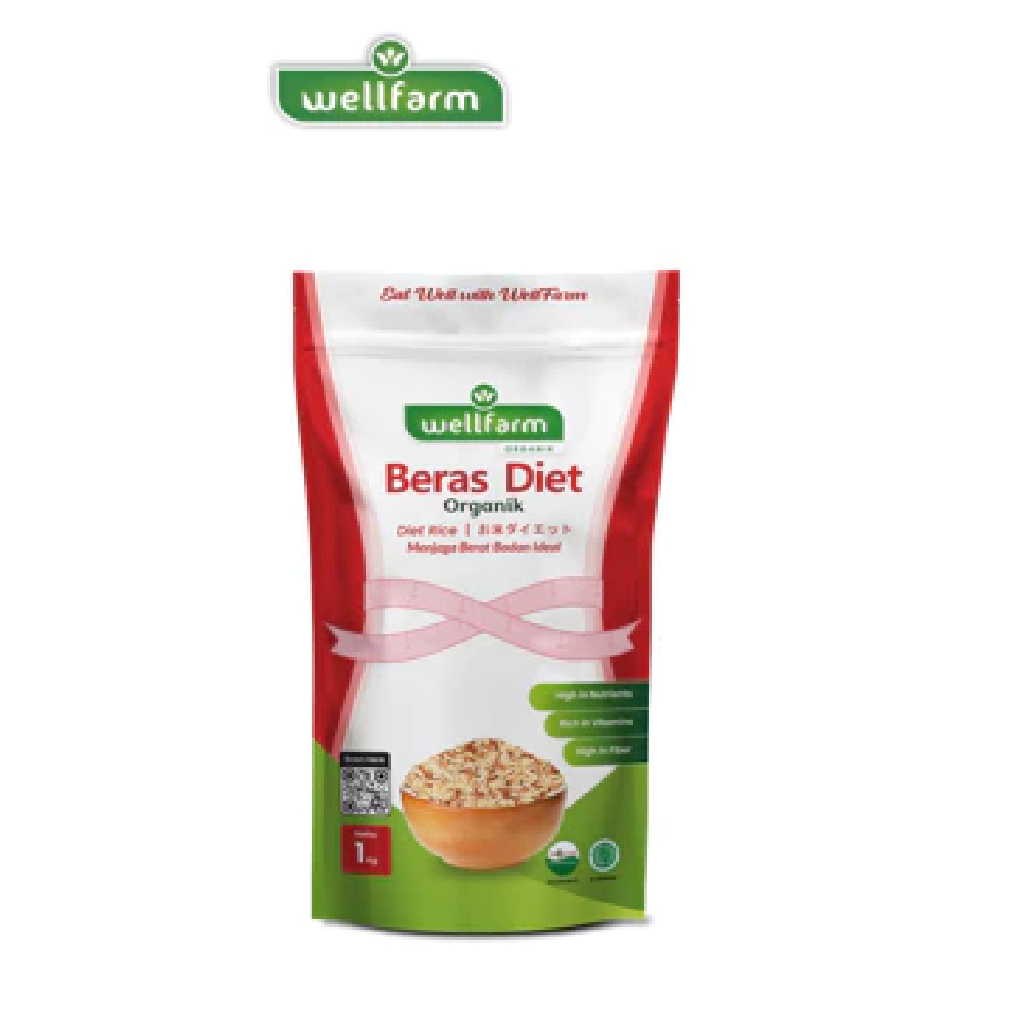 

Beras Diet Organik Sehat 1Kg / Wellfarm Beras Diet Organik Premium