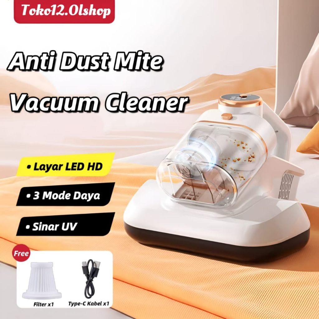 Superior Dust Mite Vacuum Cleaner 25000PA UV Pembersih Kasur Sofa Portable Vacuum Cleaner
