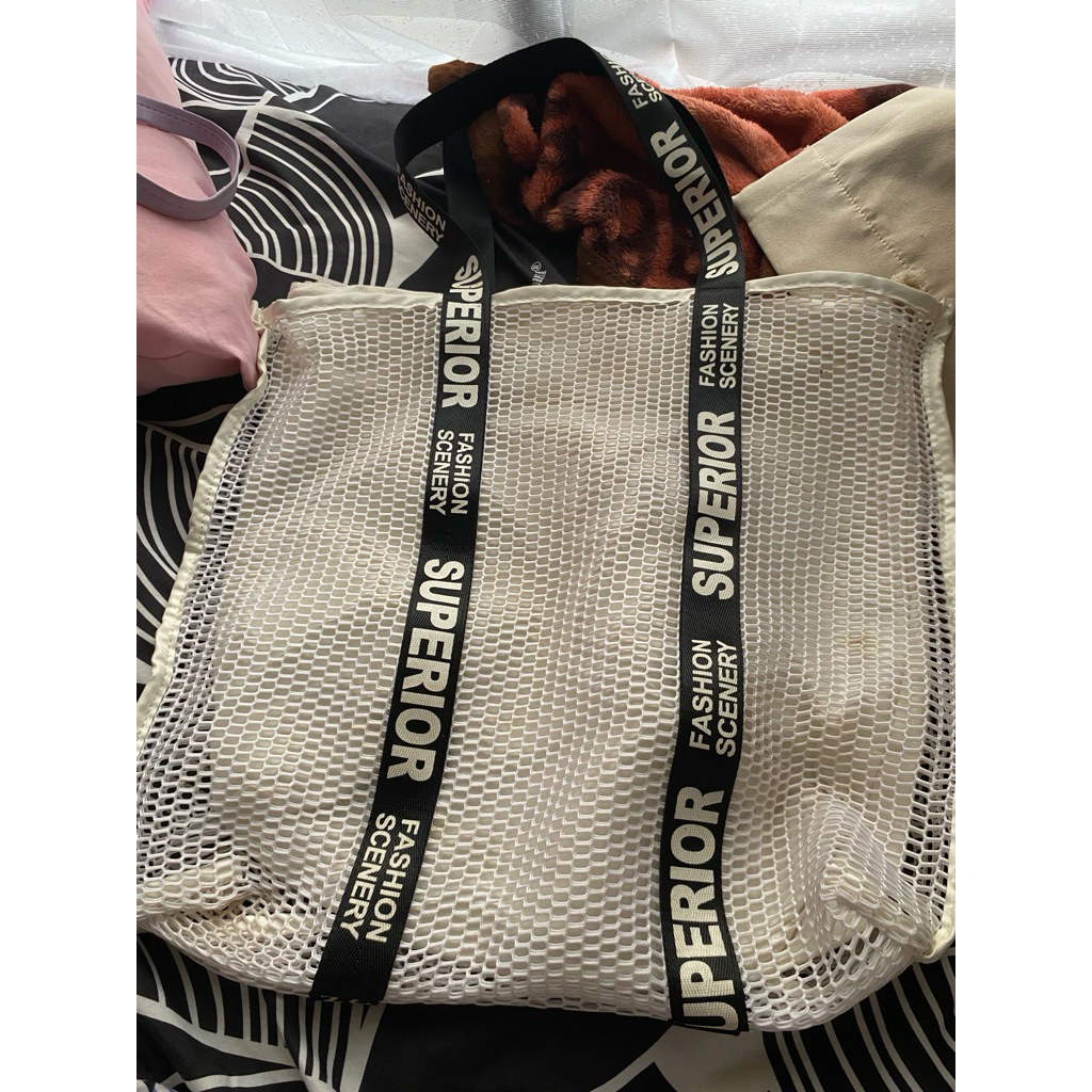 totebag jaring mr diy