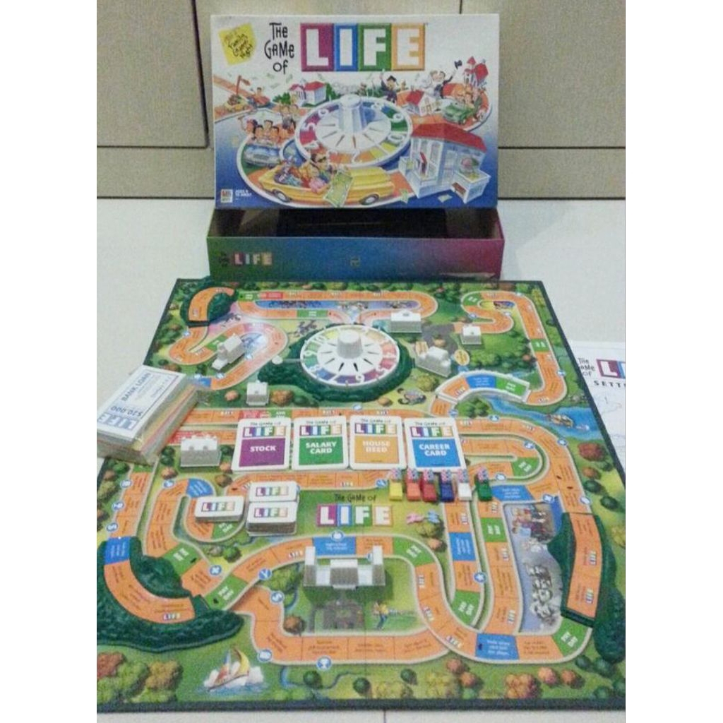 Board Game The Game of Life by Milton Bradley
