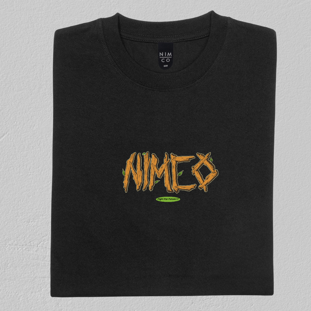 Nimco Kaos Original 6780 S17 Hitam Tshirt