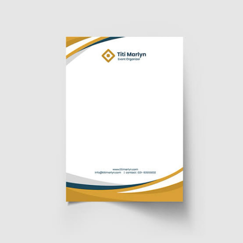 

Kop Surat Custom | Desain Bisa Request | Kertas HVS 75 gsm