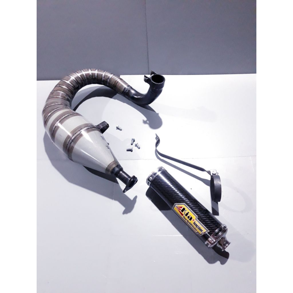 knalpot vespa racing KIRI kompetisi kia muffler