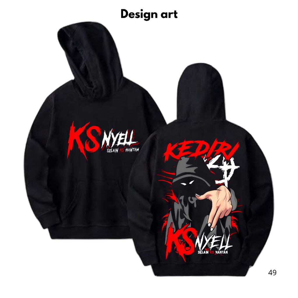 HOODIE KsNyell Kediri Bahan Fleece Standard Premium Tebal Dan Halus