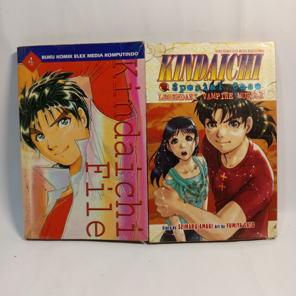 Buku komik Detective kindaichi special case & kindaichi file cabutan Original preloved murah bagus b