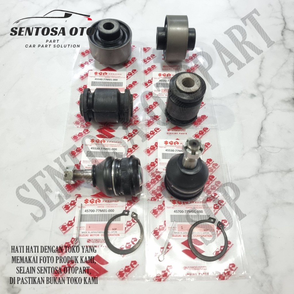 Bushing Lower Arm Set Besar Kecil Ball Joint Ertiga 2012 2013 2014 2015 2016 2017 1Set 6Pcs