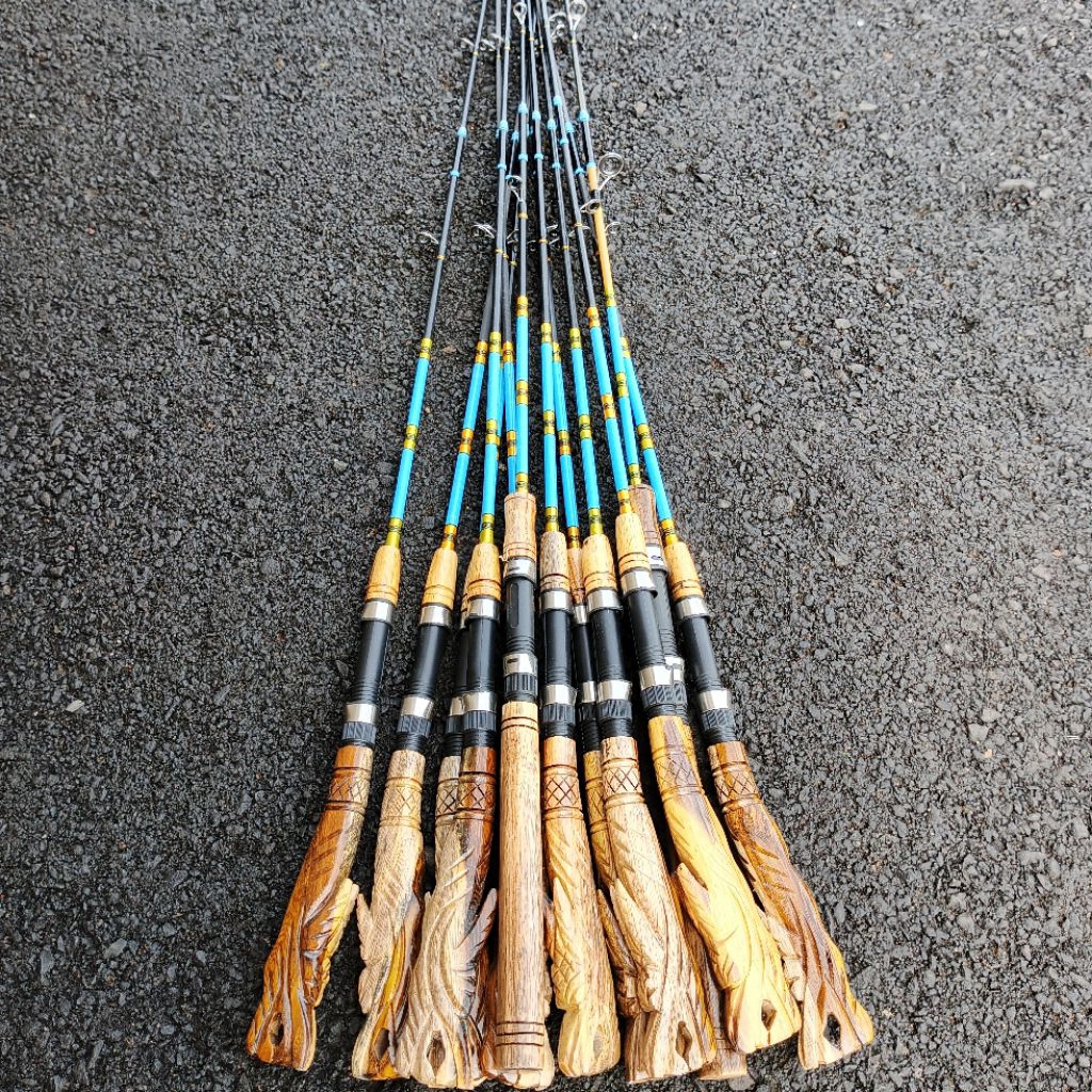 Joran udang galah super lentur berkualitas