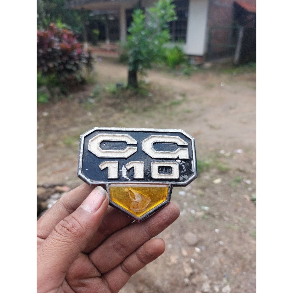 Emblem Tutup Aki Tepong Aki Honda CG110 Cg110